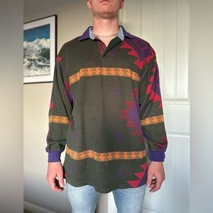 Vintage Ash Creek Trading Collared Long Sleeve